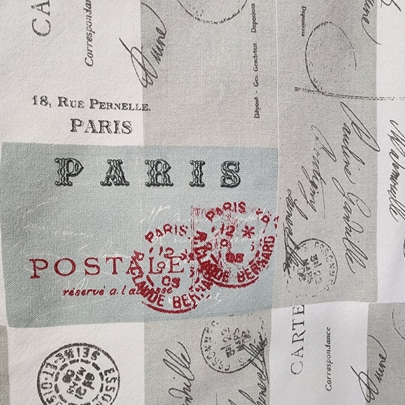 UNAVAILABLE Paris Postcard Fleur-de-lis Kitchen Towel - Picture 2 of 8